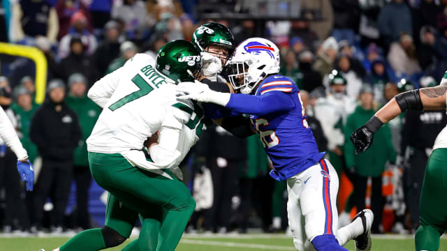 Jets' QB Tim Boyle sacked by Bills' DE Leonard Floyd